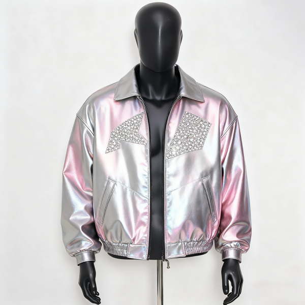 Leather black classy jacket
